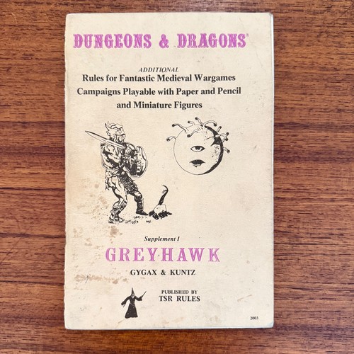 Dungeons dragons greyhawk - &,