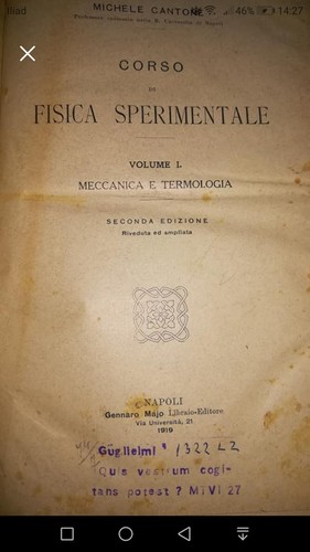 Cantone corso fisica - cantone:,