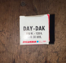 Lampada proiettore Sylvania DAY-DAK, NOS, spedizione gratuita!