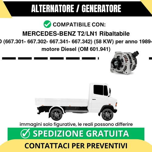 Alternatore mercedes benz - alternatore, mercedes-benz