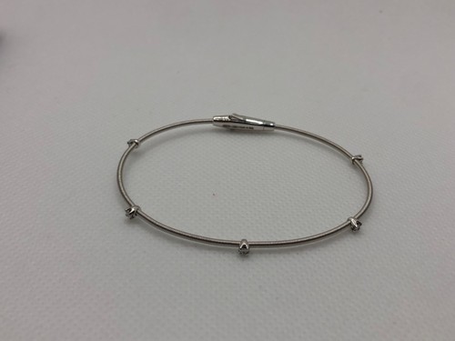 Bracciale rigido oro bianco - oro,