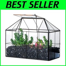 Terrario geometrico nero per