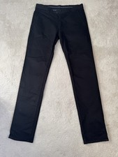 PANTALONE ZARA BASIC NERO COTONE/ELASTAN GAMBA DRITTA TAGLIA EURO 42/UK 32/L 34"
