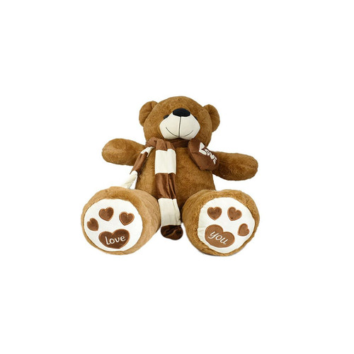 Orso peluche sciarpa - peluche, c/sciarpa+cuore