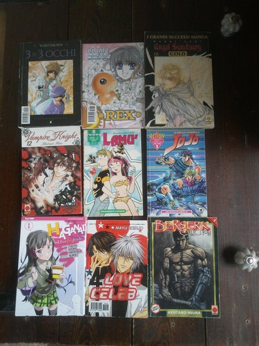 Manga fumetti lotto love - lotto:4,