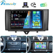 DAB+ Android 15 autoradio GPS navigatore carplay per Mercedes Benz Smart 451 2010-2015
