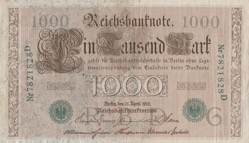 Germania grossa banconota - germania,