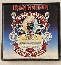 IRON MAIDEN " THE FIRST TEN YEARS UP THE IRONS "  - ITALY 1990 BOX 12” vinyl