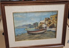 Dipinto Antico Eseguito Ad Olio Artista V. WHITE