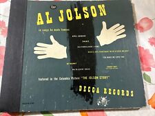 Al Jolson In Songs Made Famous 2 Dischi 78Giri Decca Records Introvabili
