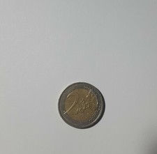 Moneta rara 2 euro Germania 2002 Aquila con doppio Errore di Conio e Fusione 