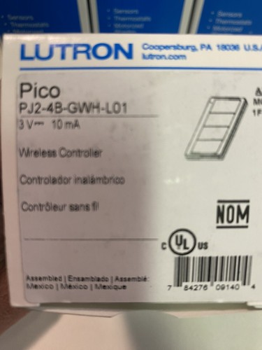 Lutron pj2 gwh l01 - lutron:, pj2-4b-gwh-l01
