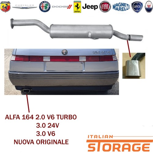 Alfa 164 marmitta terminale - alfa,