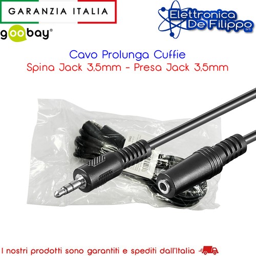 Cavo prolunga cuffie - 3, metri