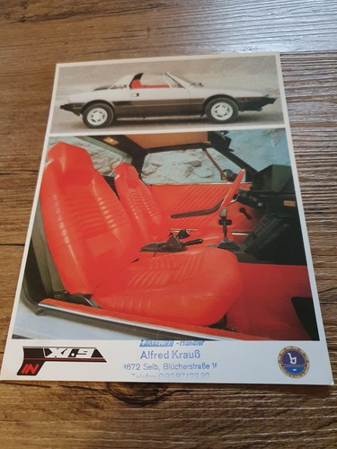 Fiat foto depliant - x, 1/9