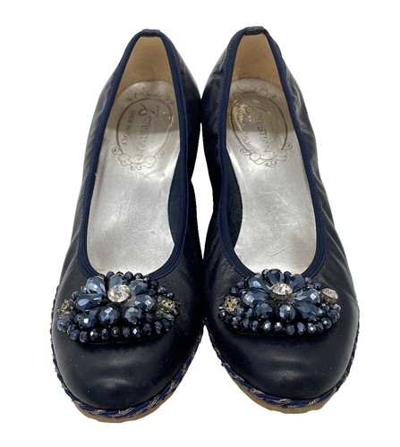 Scarpe zeppa vintage - , pelle