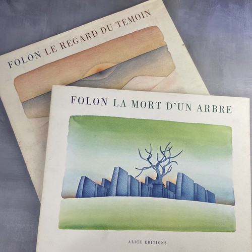 Recueil aquarelles folon le - recueil,