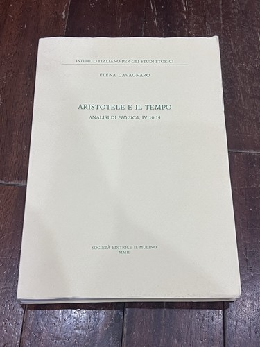 Aristotele tempo analisi - aristotele, e