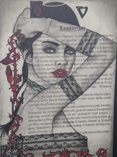 Lotto 3 quadri erotici canto 5 Divina commedia Dante