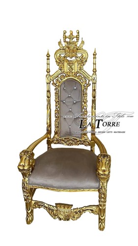 Trono con leoni in stile - da,