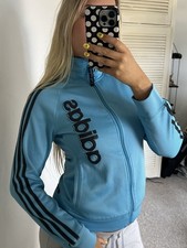 Giacca Adidas blu collo ad