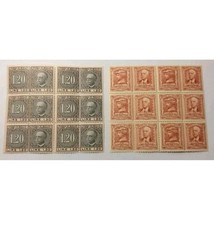 LOTTO-TASSA DI BOLLO SCAMBI COMMERCIALI 1,20 LIRE/IMPOSTA SULL'ENTRATA 60 CENT.