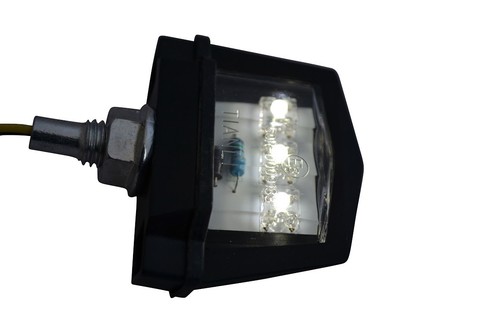 Luce targa numero - , per