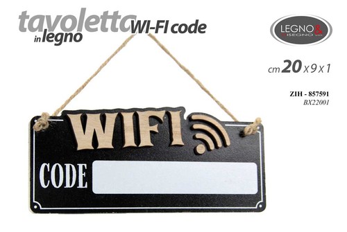 Lavagnetta wifi legno password