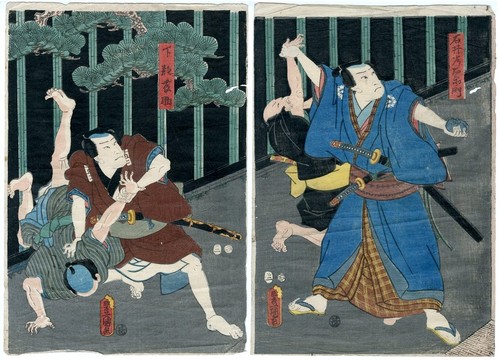 Toyokuni antica xilografia