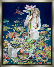Sirena in ninfee di Sheila