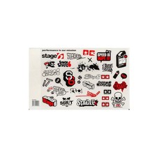 Set adesivi STAGE6 rosso