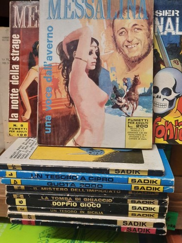 Lotto fumetti per adulti neri - lotto,