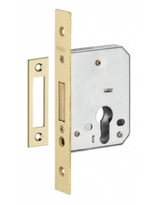 Serratura da incasso a cilindro europeo per porta d'ingresso,asse 40mm,piastra q