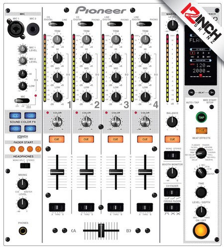 Pioneer djm 800 skin - pioneer, djm-800