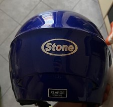 Casco moto blu, unisex. Essendo un regalo gli è stata tolta l'etuchetta. 