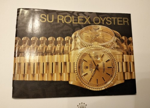 Genuine rolex booklet - rolex,