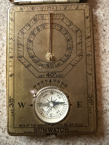 Ansonia clock sunwatch - clock,
