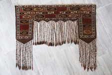 tappeto antico kapunuk kapilik turkmeno yurta asia centrale inizio XX secolo