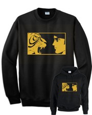 Felpa Tigerman nera cartoon