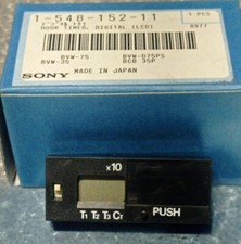 Sony 1-548-152-11 ore timer (LCD) digitale per BVW-75, 35 e altri VTR Betacam