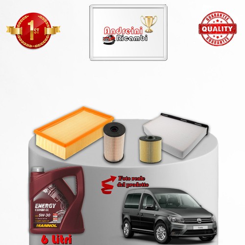 Kit tagliando filtri - olio, vw