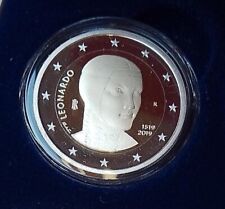 ITALIA - 2 Euro comm. "Leonardo da Vinci" 2019 PROOF