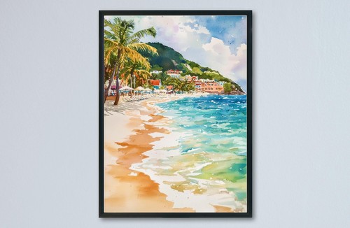 Poster acquerello saint - poster,