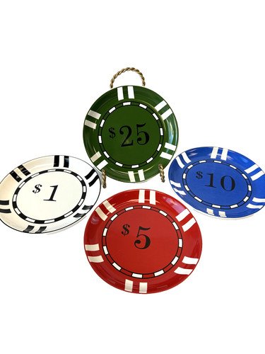 Poker chip sur piatti da - la,