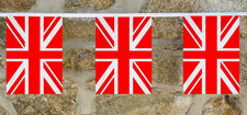 Bandiera Union Jack UK rossa e