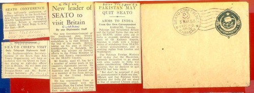 Pakistan busta annullo - pakistan, 1/2a