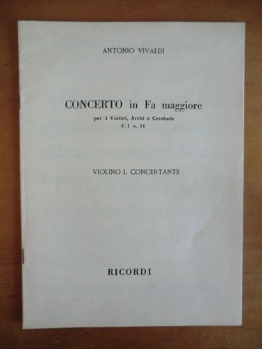 Concerto maggiore per - concerto,