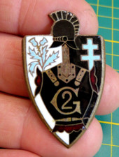 Antico Distintivo Francese Spilla " 2° Reggimento Genio "