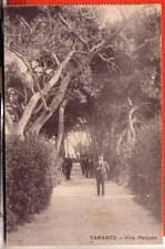 CARTOLINA  TARANTO CITTA'  FP NON  VIAGGIATA  VILLA PERIPATO ANIMATA