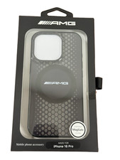 Custodia rigida Mercedes AMG Performance profilo sottile nera per 16 Pro nuova